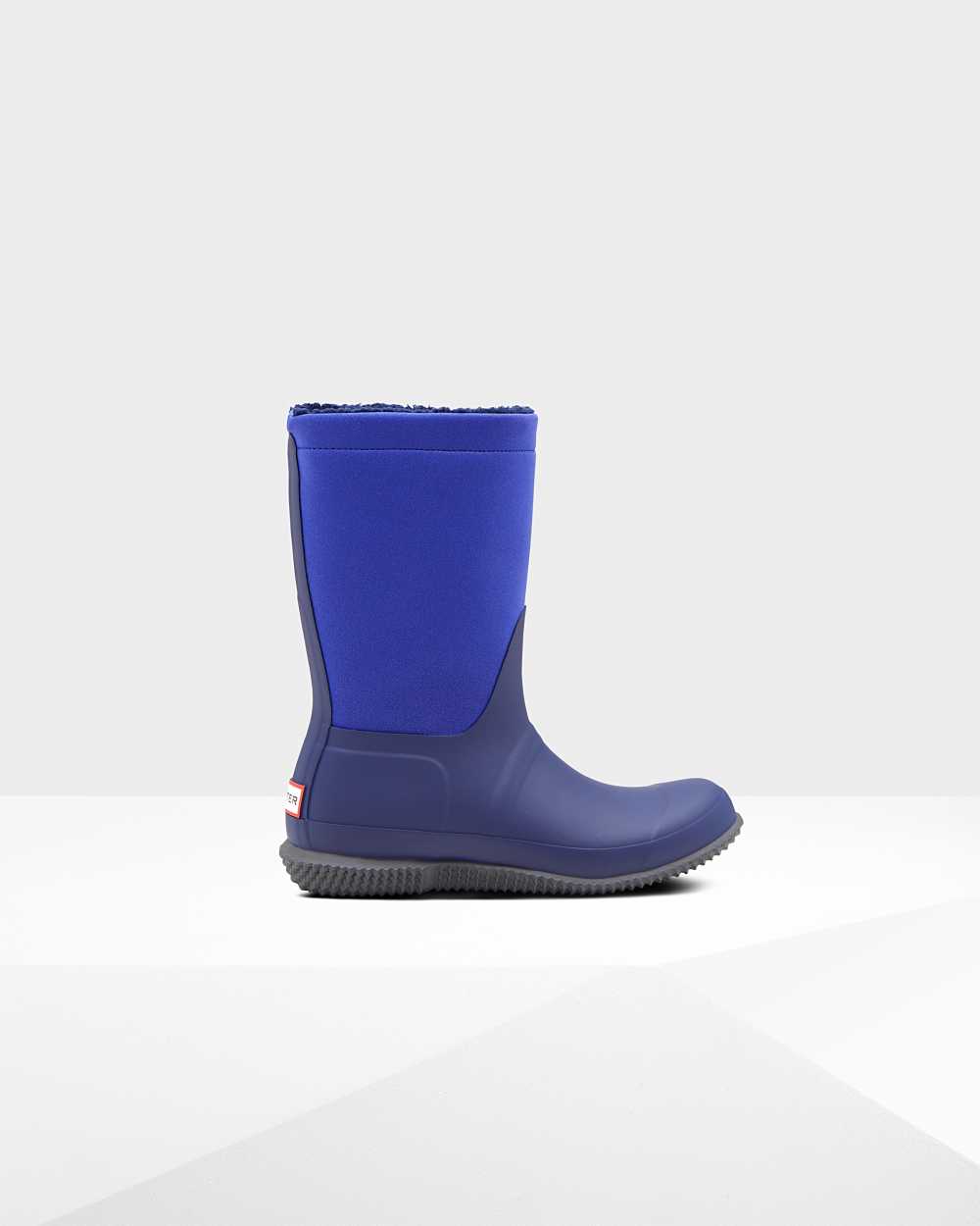 Hunter Original Isolierte Roll Top Sherpa Winterstiefel Damen - Hunter Stiefel Blau | Germany 420WUQ